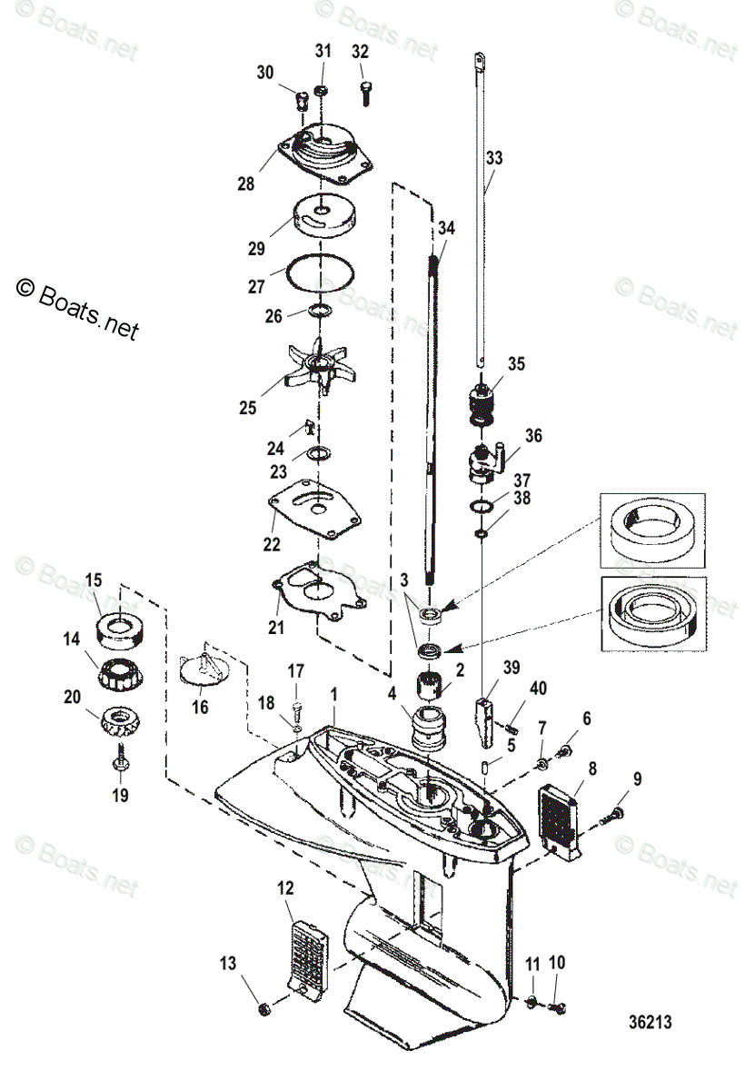 Mercury Mercury & Mariner Outboard Parts by HP & Liter 25HP OEM Parts