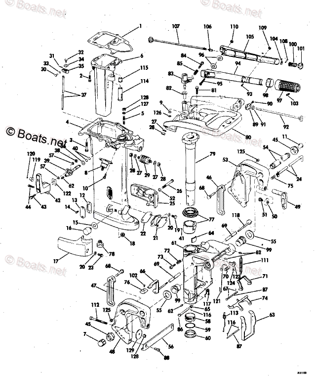 Evinrude Outboard Parts by Year 1978 OEM Parts Diagram for ... 35 hp evinrude parts diagrams 