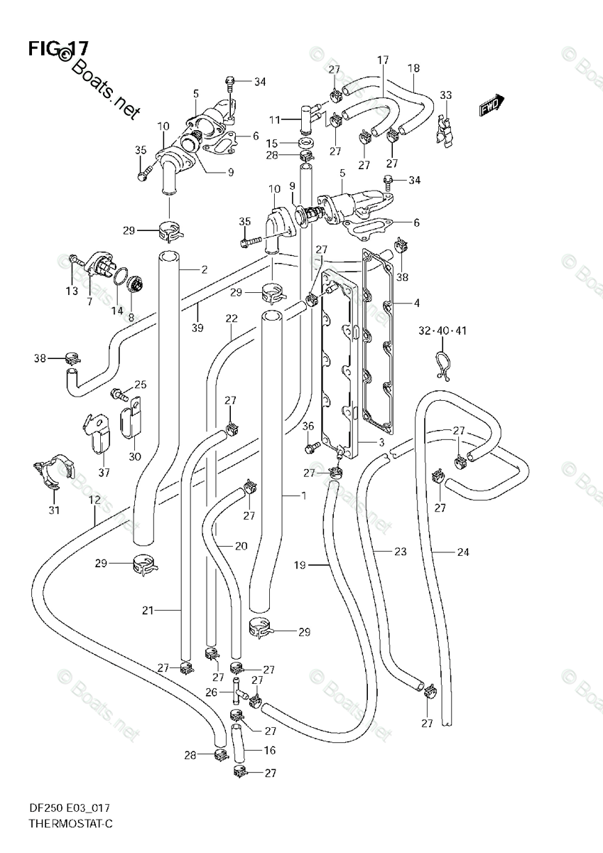 Suzuki Outboard Parts by Year 2005 OEM Parts Diagram for ...