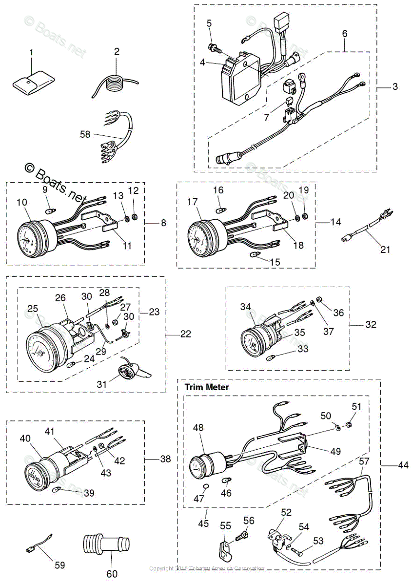 Tohatsu 2015 Mfs30c 4 Stroke Tohatsu Oem Parts Diagram For