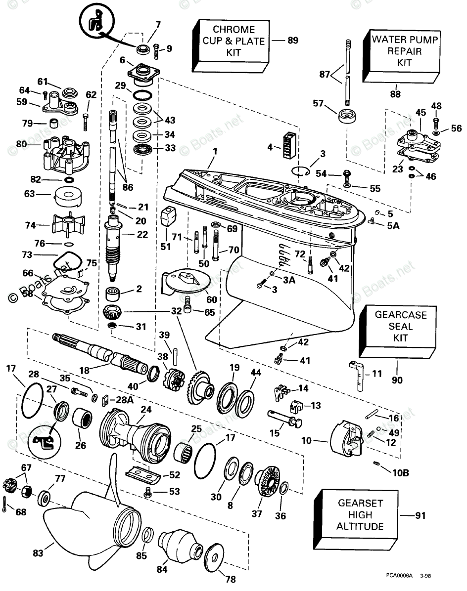 Fiche Technique Vue éclatée Moteur Hors Bord Suzuki