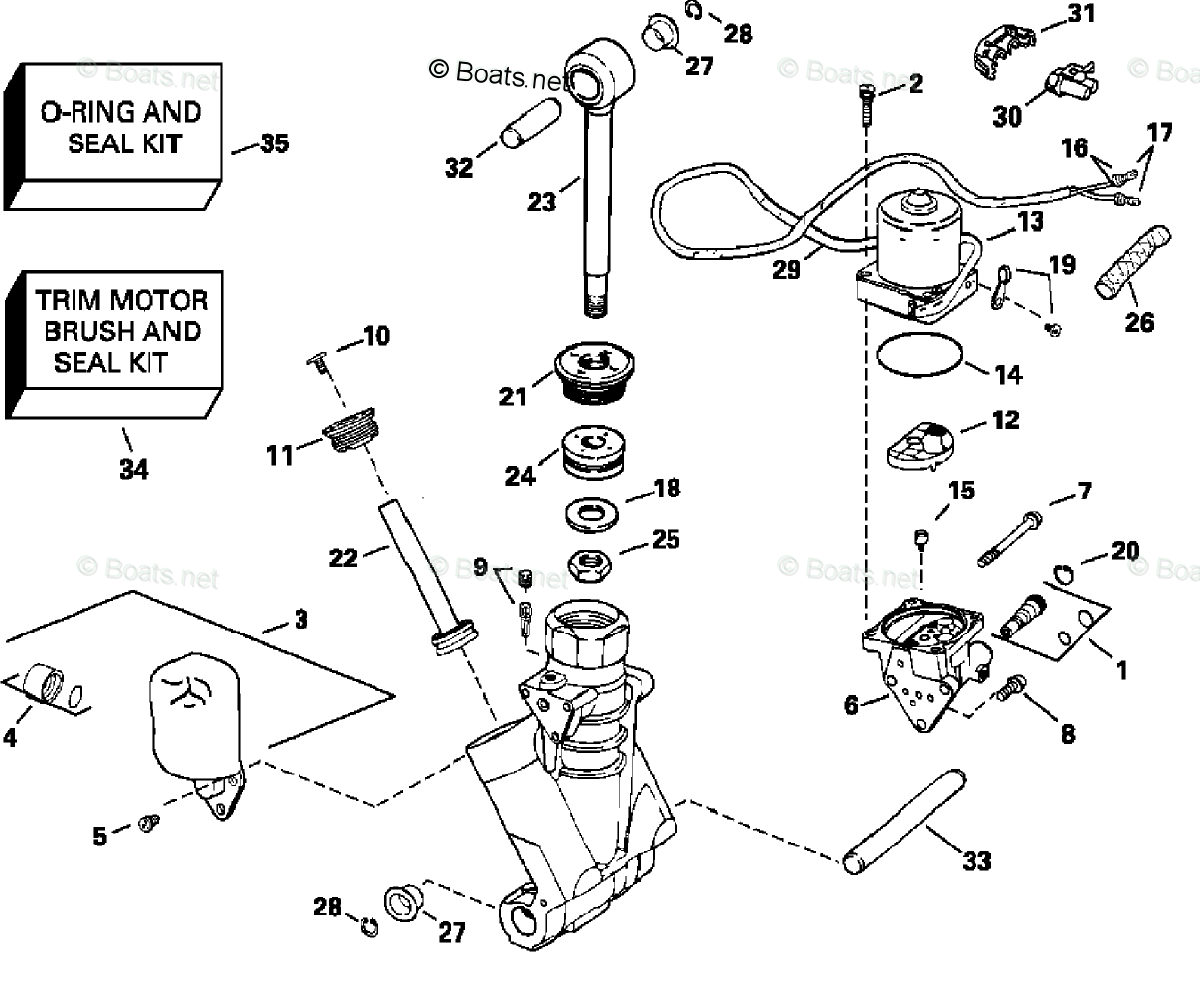 Evinrude Outboard Parts By Year 2002 Oem Parts Diagram For Power