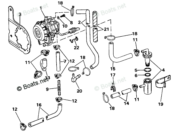 Johnson Outboard Parts by Year 1986 OEM Parts Diagram for ...