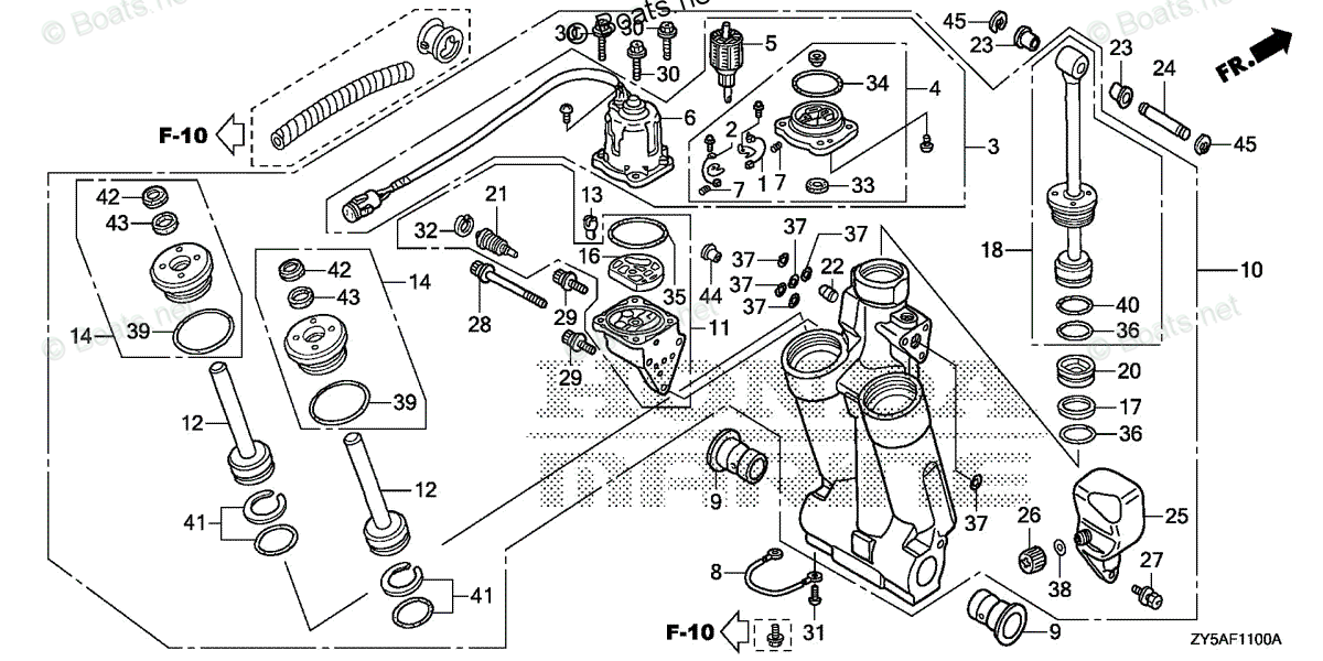 Honda Outboard Parts by HP & Serial Range 150HP OEM Parts ...