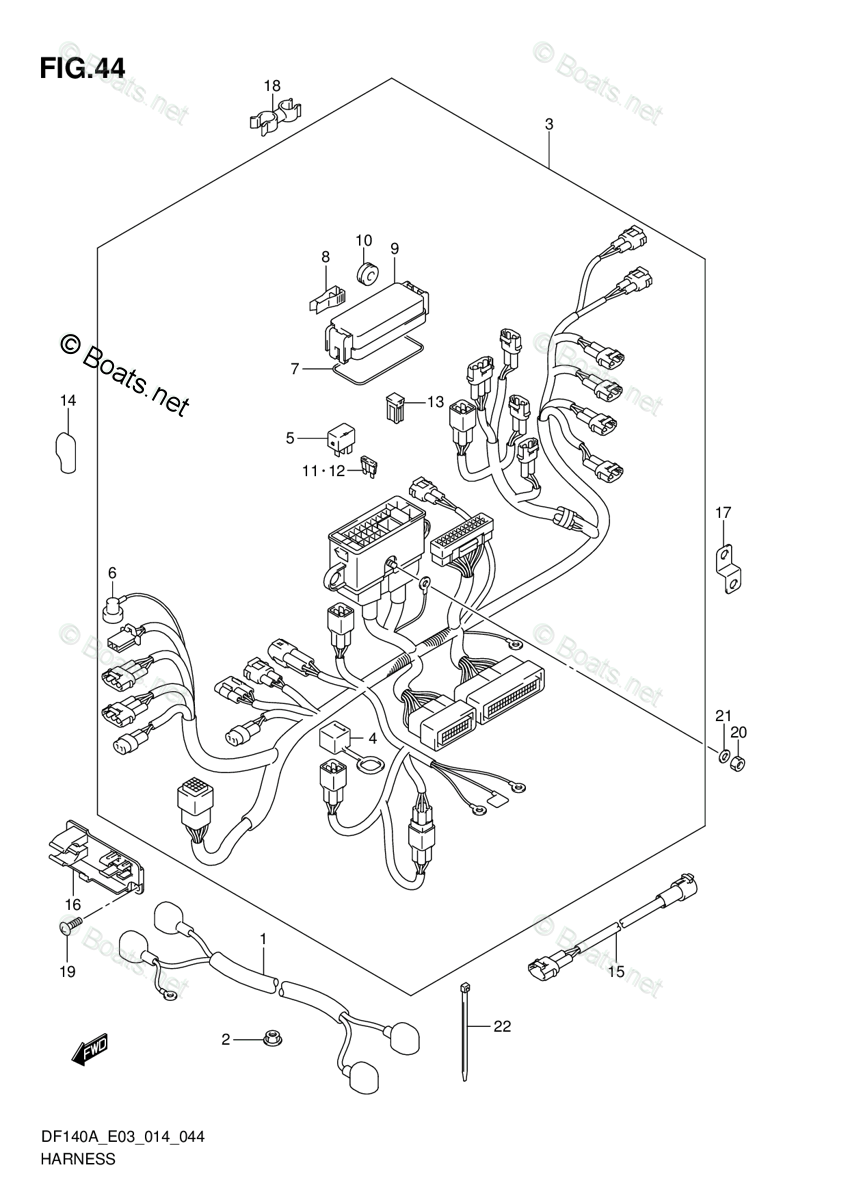 Suzuki Outboard Parts By Year 2014 Oem Parts Diagram For