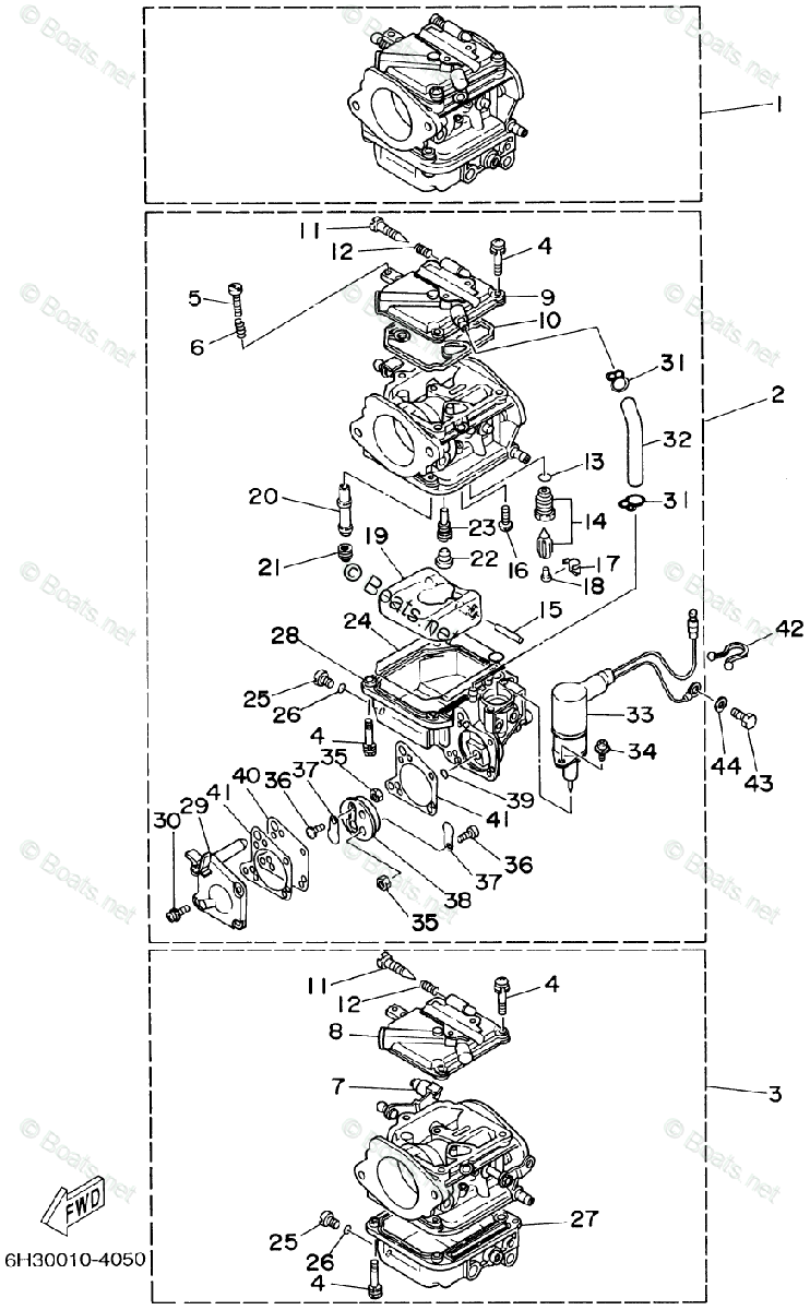 Yamaha Outboard Parts by Year 2002 OEM Parts Diagram for ... boat carburetor diagram 