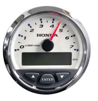 Honda 06326-ZX2-T13AH - Tachometer 0-7000 RPM NMEA 2000 White Face ...