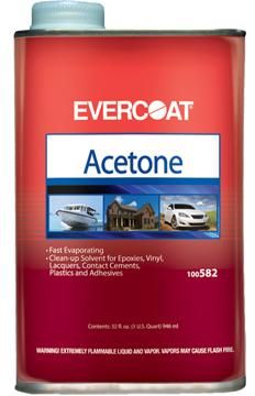 64EV-EVERCOAT-100582 Acetone - Quart