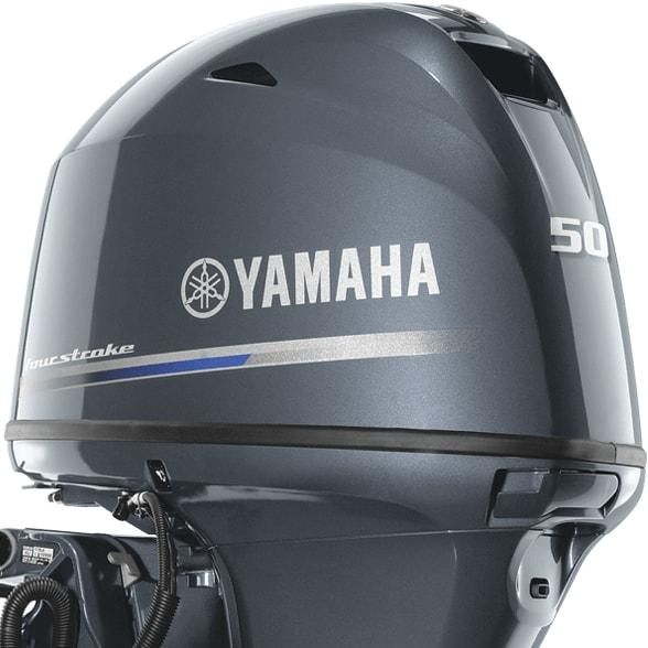 Yamaha Motor F50lb 50 Hp 20 Shaft Remote Electric Ptandt Midrange