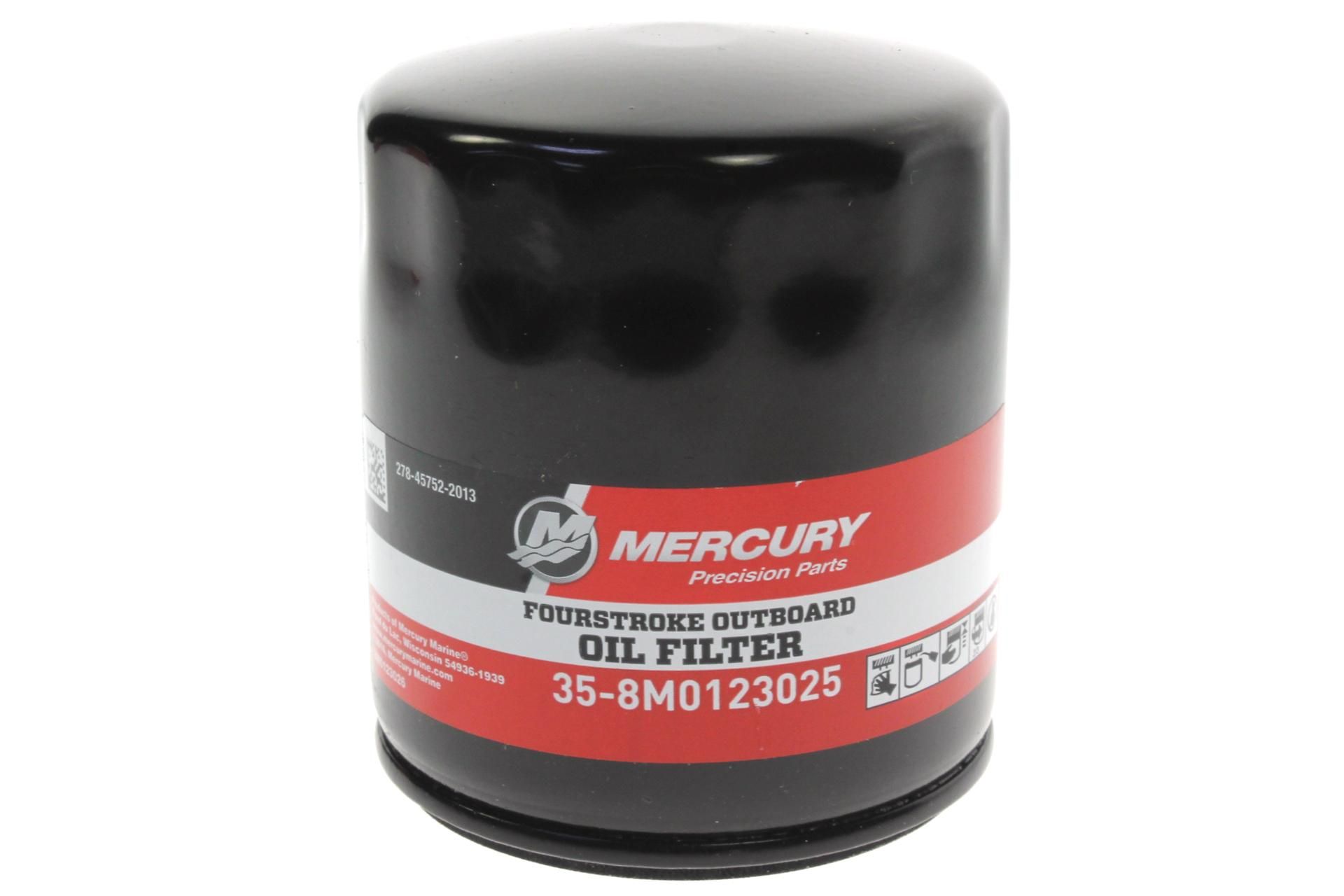 Mercury Ölfilter Mercury V6 V8 175 200 225 250 300PS 4T 35-M80123025 Oil Filter 