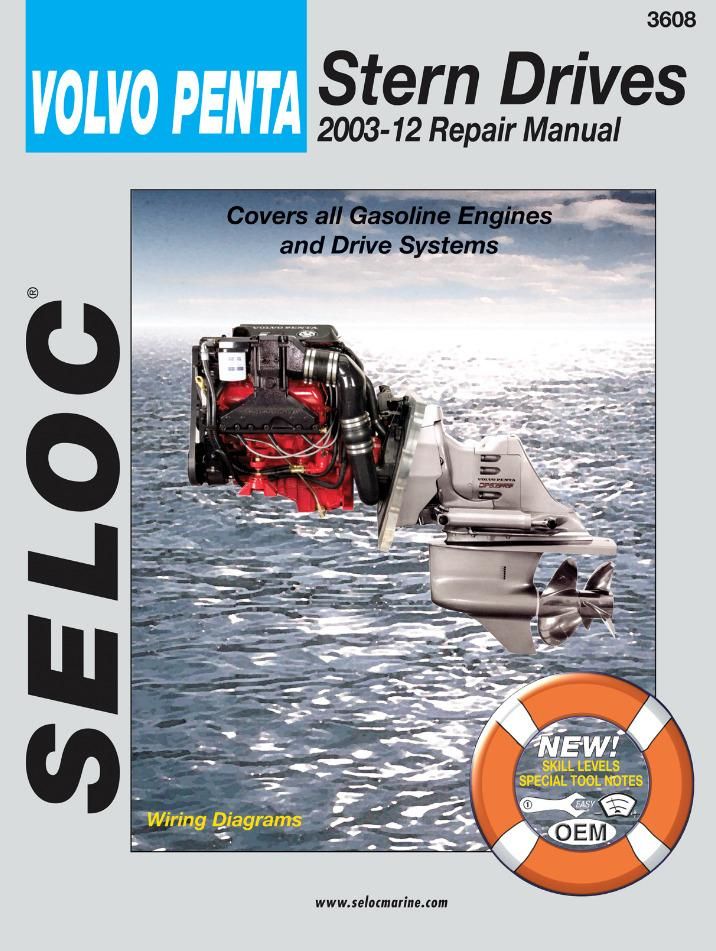 Seloc Service Manual Volvo/Penta Stern Drives/Inboards 2003-2012, All ...