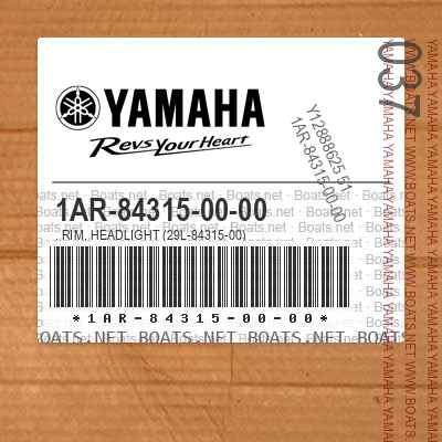 Yamaha 1AR-84315-00-00 - . Rim, Headlight (29L-84315-00) | Boats.net