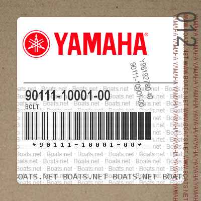Yamaha 90111-10001-00 Bolt; 901111000100 Made by Yamaha 