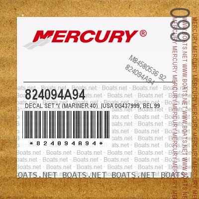 70 Hp 40 50 35 60 Flügelrad Satz Mercury 45 Mariner Ersatz#: 47-60366q 1 