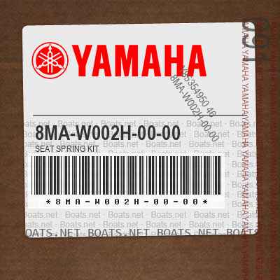 Yamaha Seat Spring Kit 8Ma-W002h-00-00 New Oem Yamaha Motor Corp