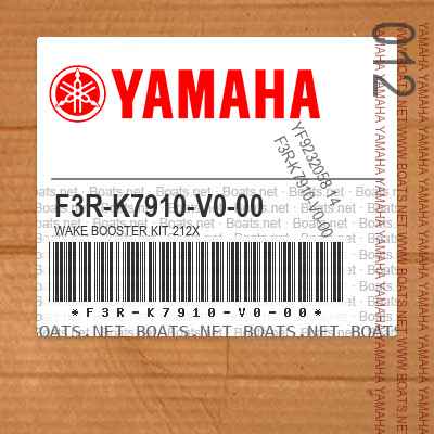 Yamaha Marine New OEM Wake Booster Kit 212X F3R-K7910-V0-00