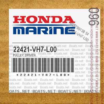 Honda Vh7 L00 Pulley Driven Boats Net