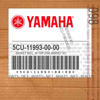5CU-11993-00-00 . . Gasket INCL. IN TOP END GASKET KIT