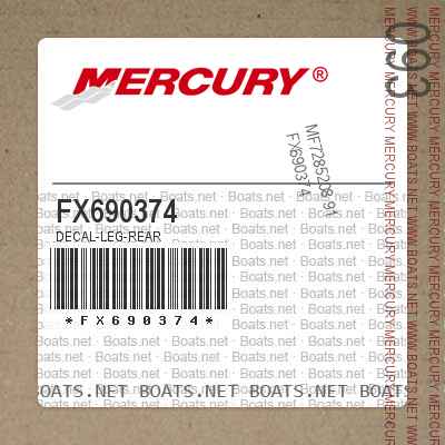 FX690374 DECAL-LEG-REAR