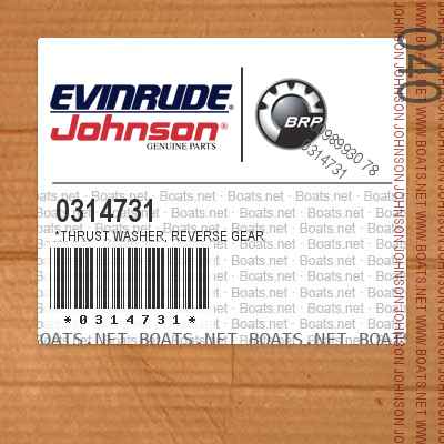 0314731 *THRUST WASHER, Reverse gear