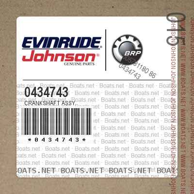 0434743 CRANKSHAFT ASSY.