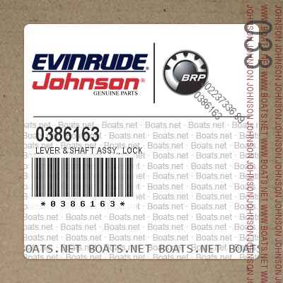 0386163 LEVER & SHAFT ASSY., Lock