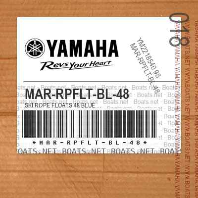 Yamaha Ski Rope Floats MAR-RPFLT-BL-48 Blue 48 Length Yamaha Logo