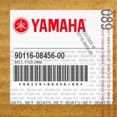 90116-08456-00 Bolt, Stud (38W)