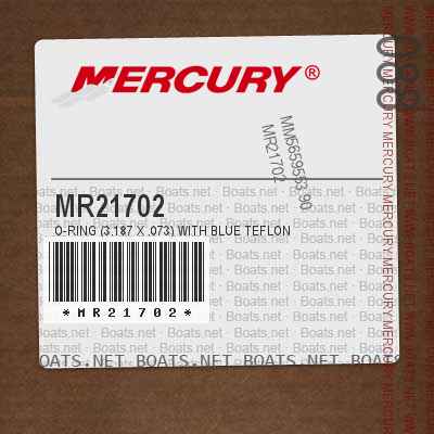 MR21702 O-RING (3.187 x .073) With Blue Teflon