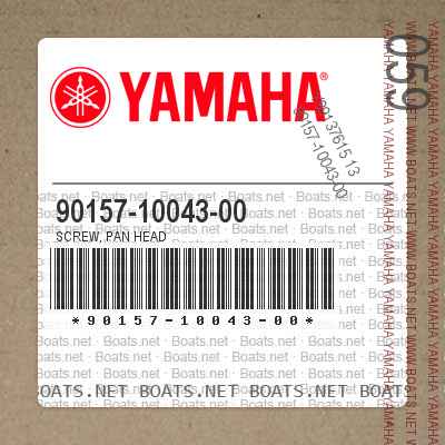 90157-10043-00 Screw, Pan Head