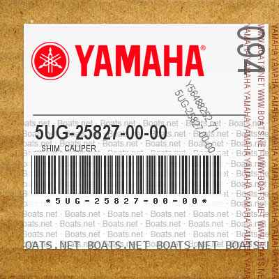 5UG-25827-00-00 . .Shim, Caliper