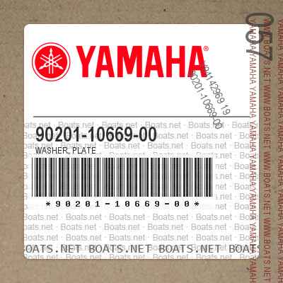 90201-10669-00 Washer, Plate