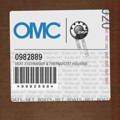 0982889 HEAT EXCHANGER & THERMOSTAT HOUSING