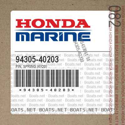 94305-40203 PIN, SPRING (4X20)