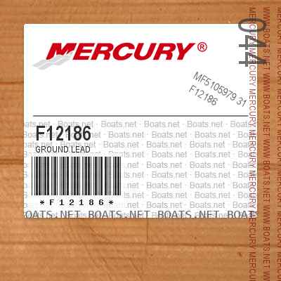 F12186 GROUND LEAD