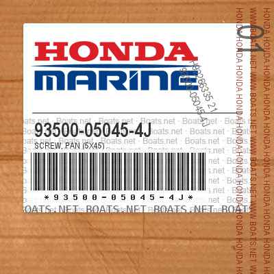 93500-05045-4J SCREW, PAN (5X45)