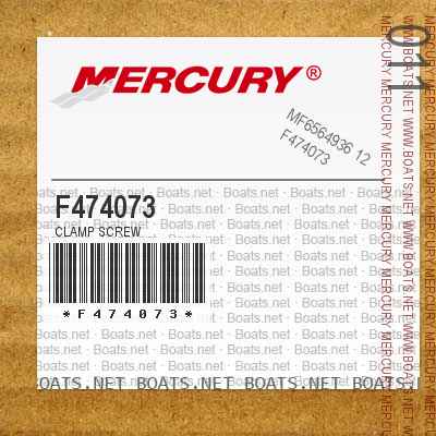 F474073 CLAMP SCREW
