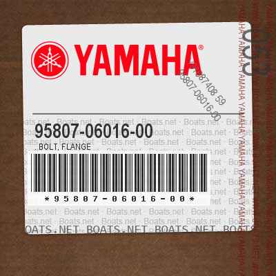 95807-06016-00 . Bolt, Flange