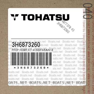 3H6873260 PROP HDWR KIT 4C/5B/F4/5/6A2 B