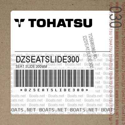 DZSEATSLIDE300 SEAT SLIDE 300MM