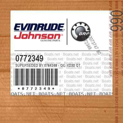 0772349 Superseded by 0764348 - OIL-XD30 QT