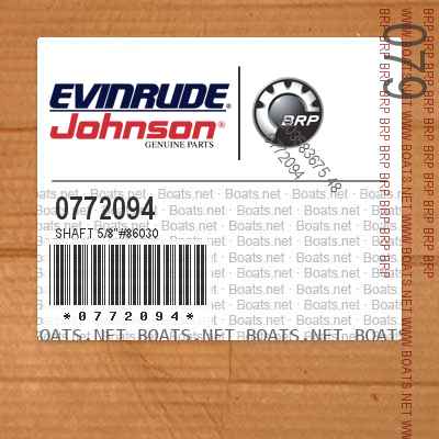 0772094 SHAFT 5/8"#86030