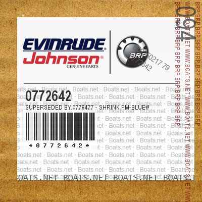 0772642 Superseded by 0776477 - SHRINK FM-BLUE#