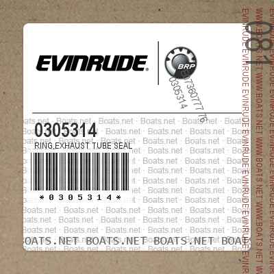 0305314 RING,Exhaust tube seal