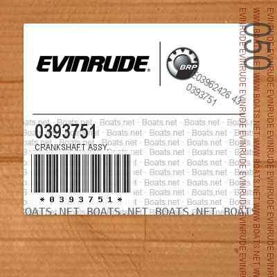 0393751 CRANKSHAFT ASSY.