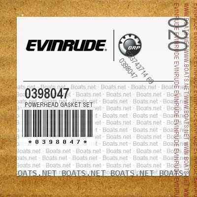 0398047 POWERHEAD GASKET SET
