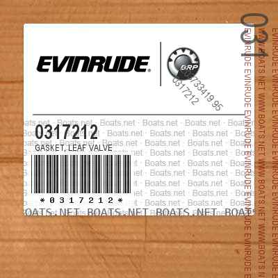 0317212 GASKET, Leaf valve