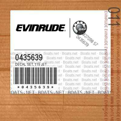0435639 DECAL SET, 115 Jet