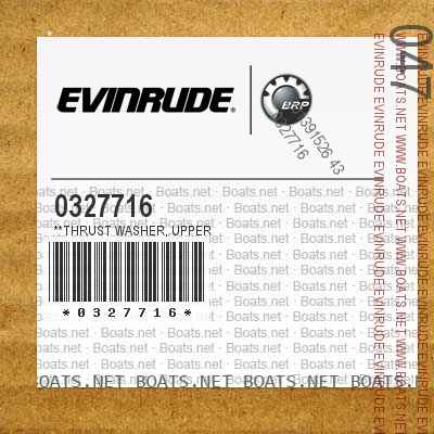 0327716 **THRUST WASHER, Upper