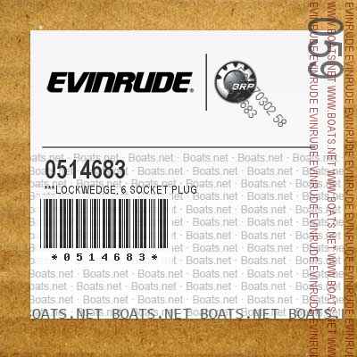 0514683 ***LOCKWEDGE, 6 Socket plug